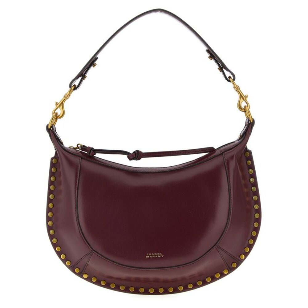 Isabel Marant Bordeaux Calfskin Shoulder Women's Bag